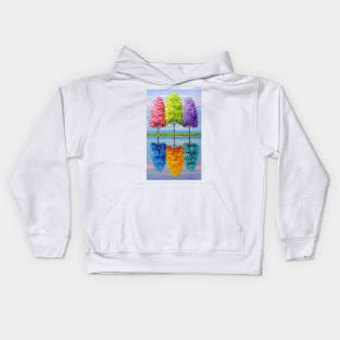 Each tree has its own bright life Kids Hoodie